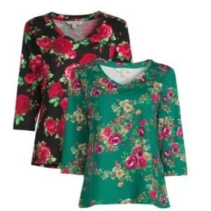 2 pack The Pioneer Woman 3/4 Sleeves T-shirts XXL